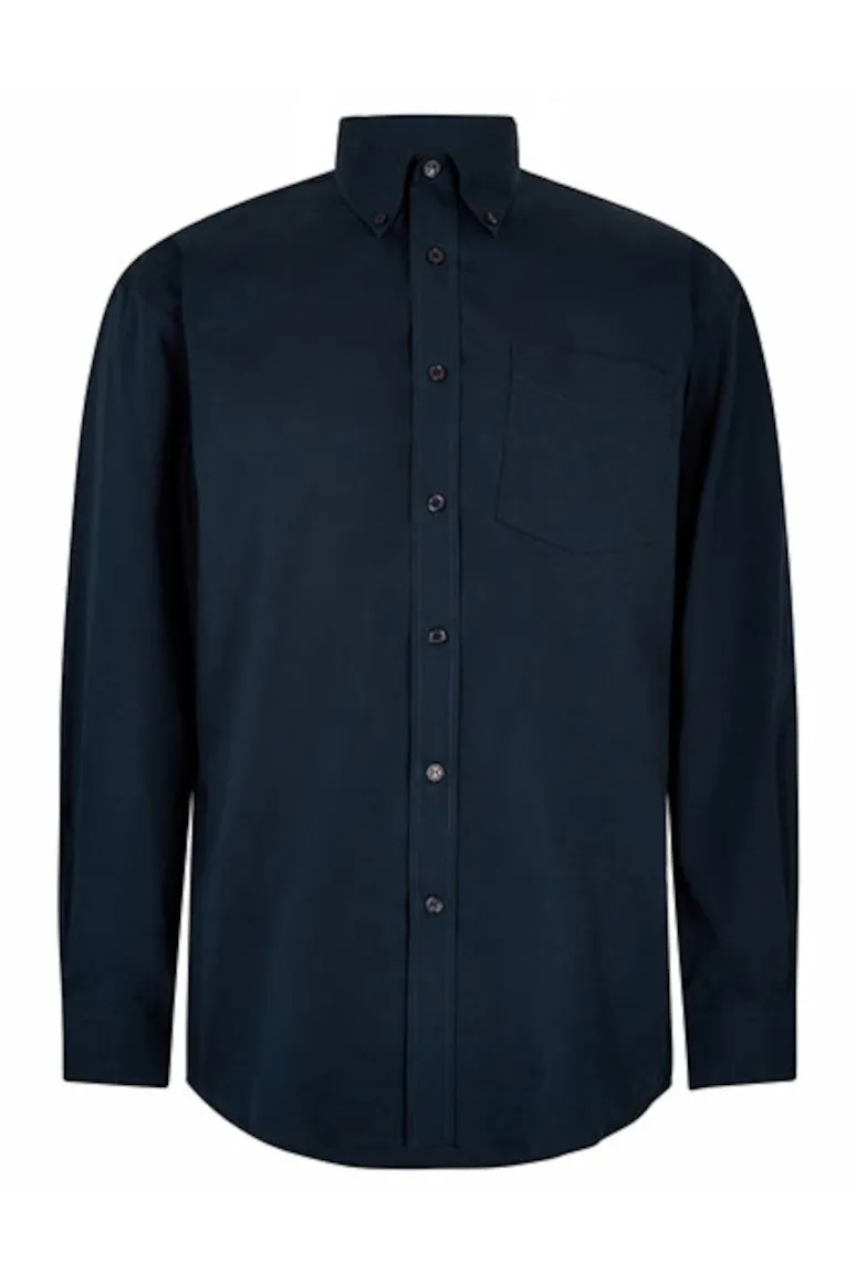 Kustom Kit Classic Fit Premium Oxford Shirt Long Sleeve Herren