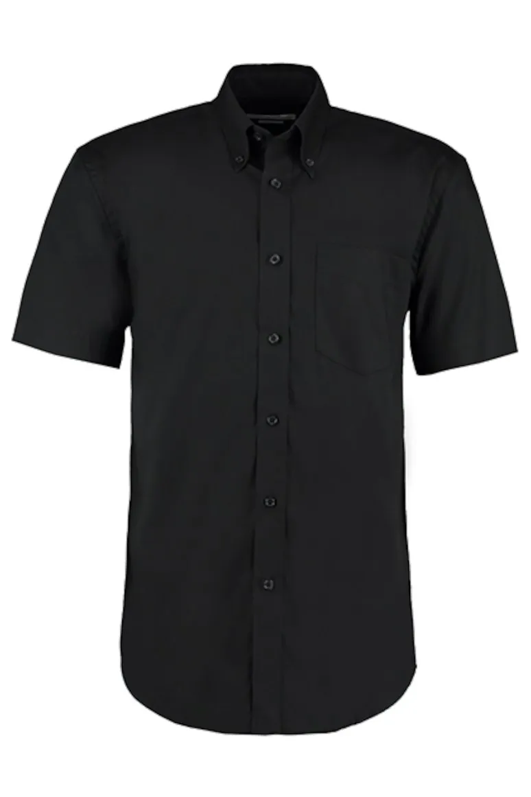Kustom Kit Classic Fit Premium Oxford Shirt Short Sleeve Herren