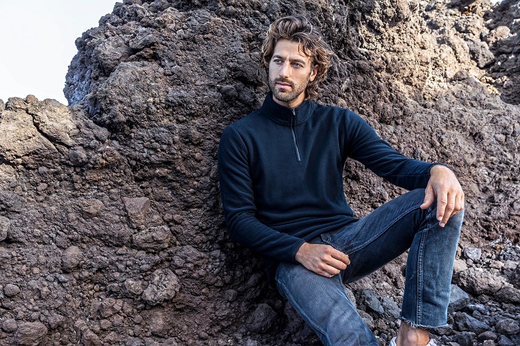 Promodoro Troyer aus recyceltem Fleece Herren