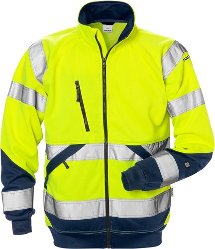 Warnschutz-Sweatjacke HIGH VIS SWEATJACKE KL. 3 7426 SHV