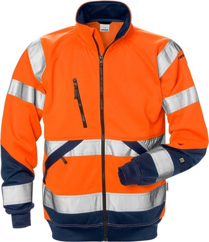 Warnschutz-Sweatjacke HIGH VIS SWEATJACKE KL. 3 7426 SHV