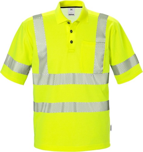 Warnschutz-Poloshirt HIGH VIS POLOSHIRT KL. 3 7406 PHV