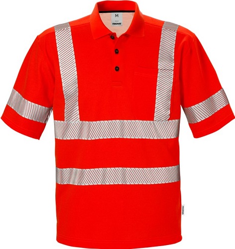 Warnschutz-Poloshirt HIGH VIS POLOSHIRT KL. 3 7406 PHV