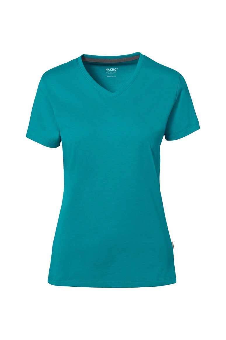 HAKRO V-Shirt Damen COTTON TEC®