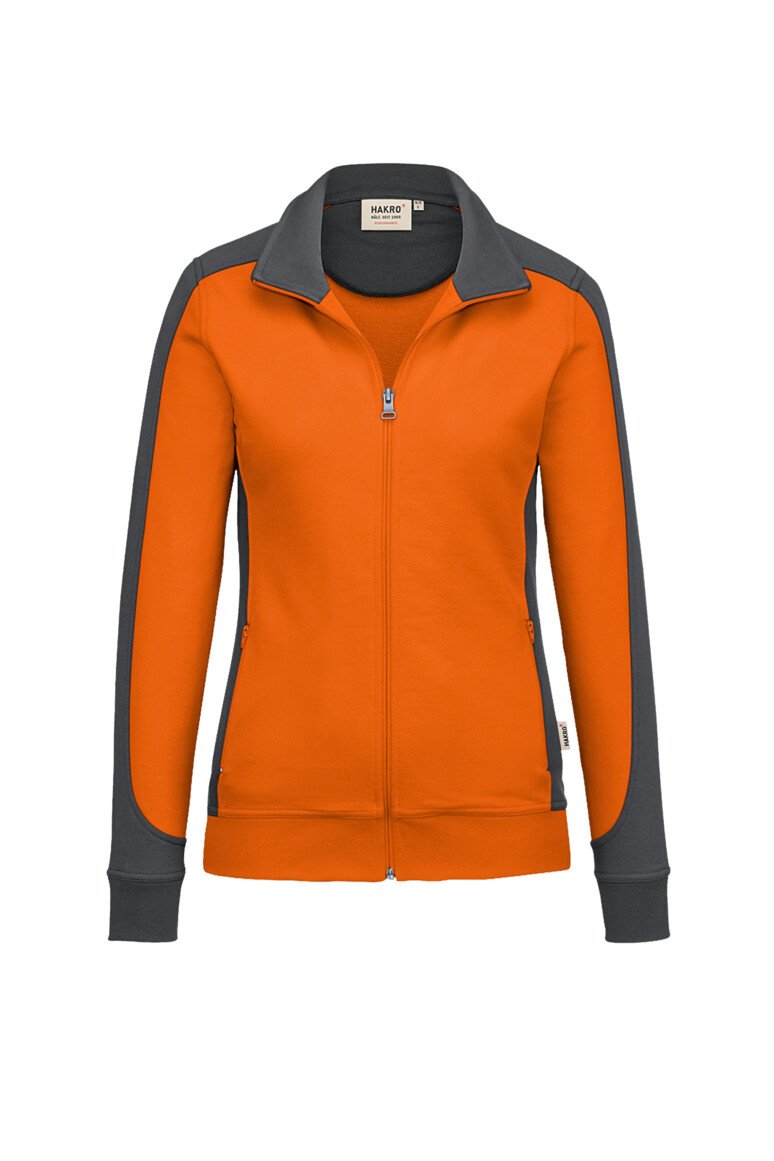 HAKRO Sweatjacke Contrast Damen MIKRALINAR®