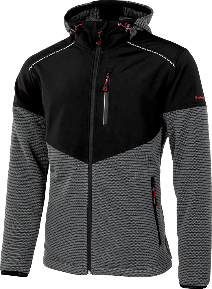 MITCHELL Strickfleece/Softshelljacke