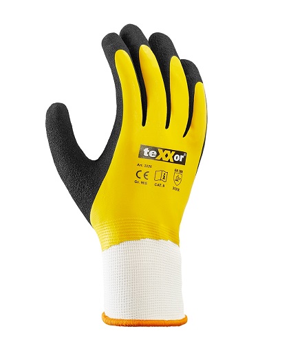 teXXor® Polyester-Strickhandschuh LATEX