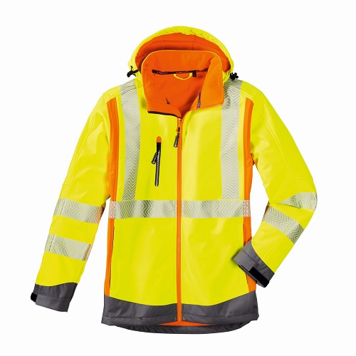 4PROTECT® Warnschutz-Softshelljacke HOUSTON