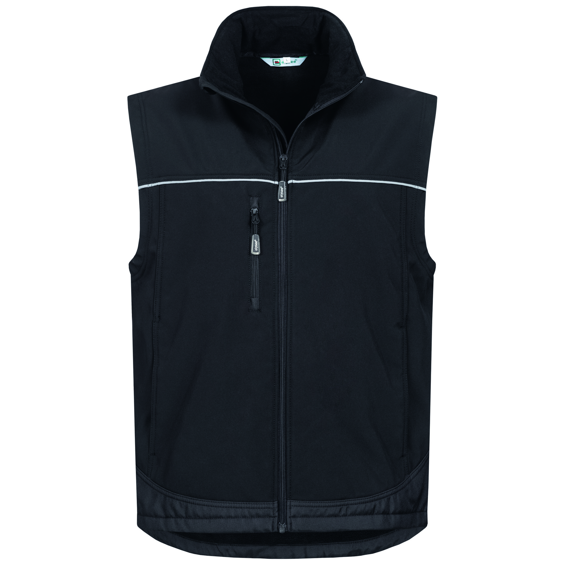 Elysee Softshell Weste schwarz