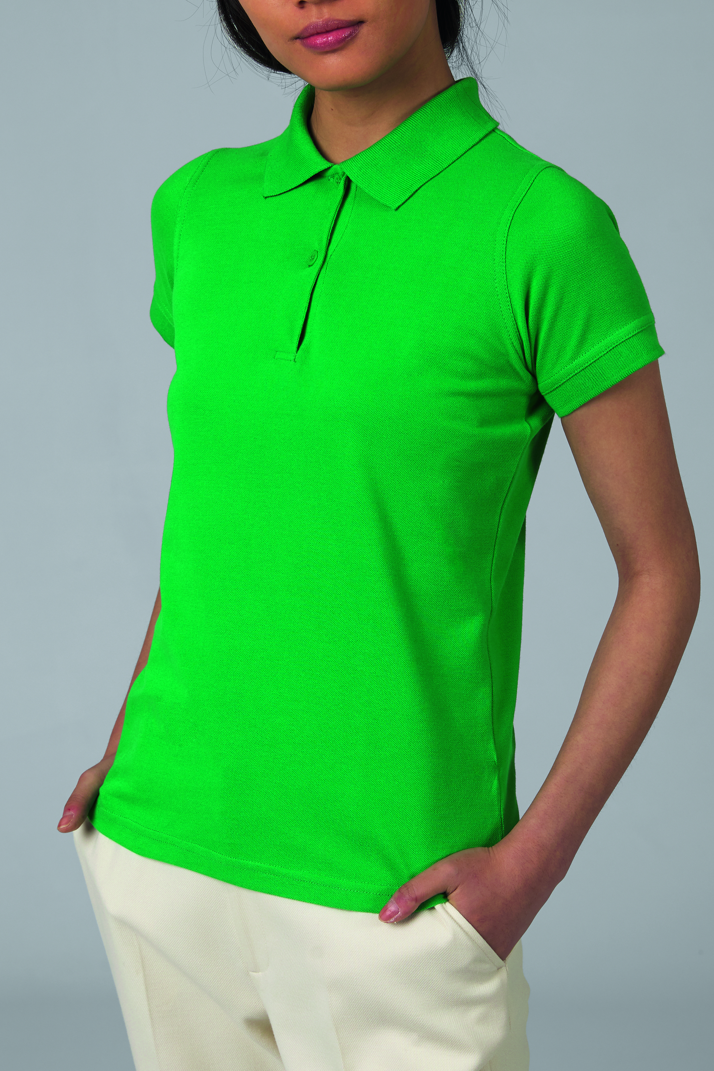 B&C Polo Safran Pure Damen AUSLAUFMODELL
