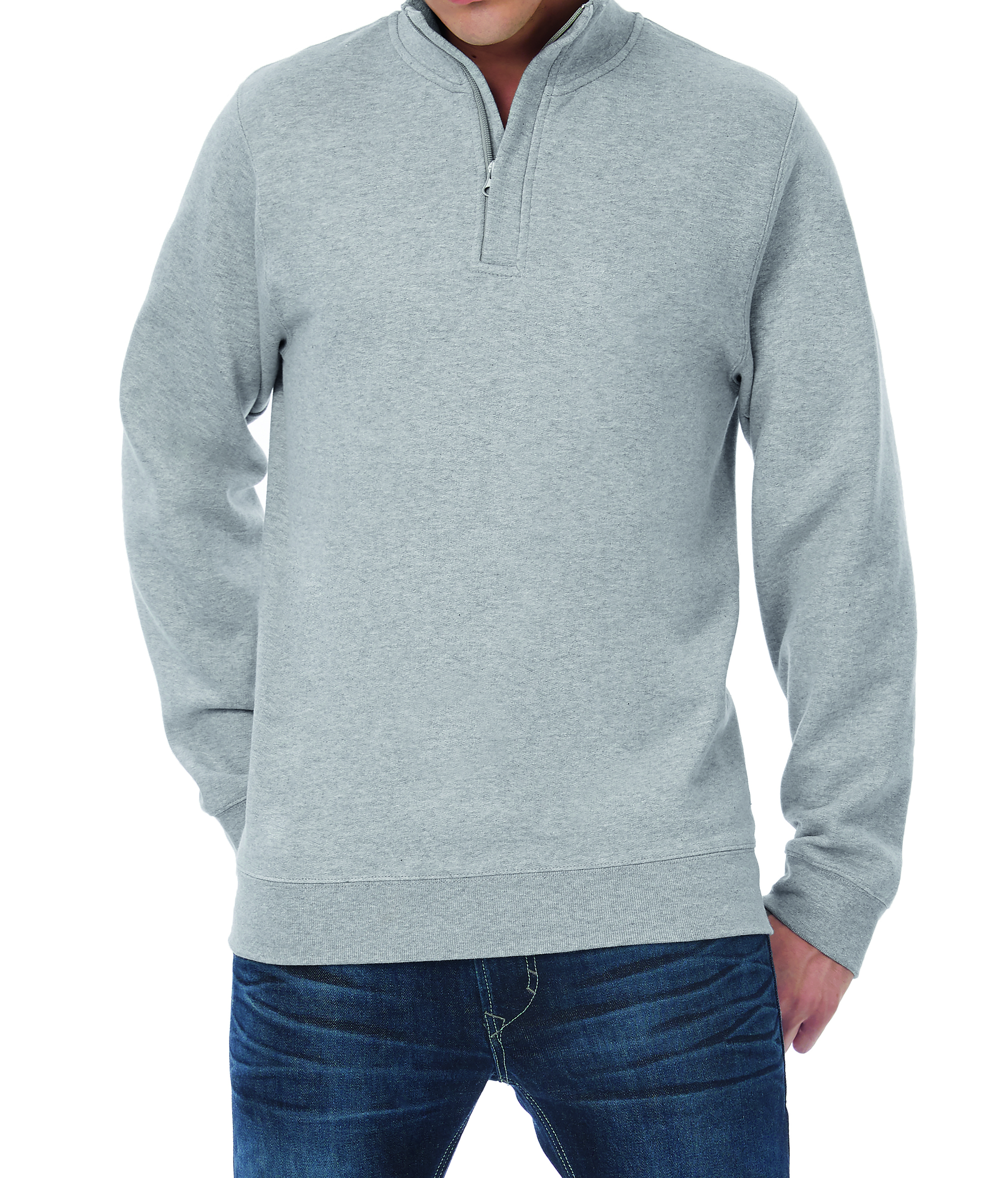 Basic Zip Sweatshirt