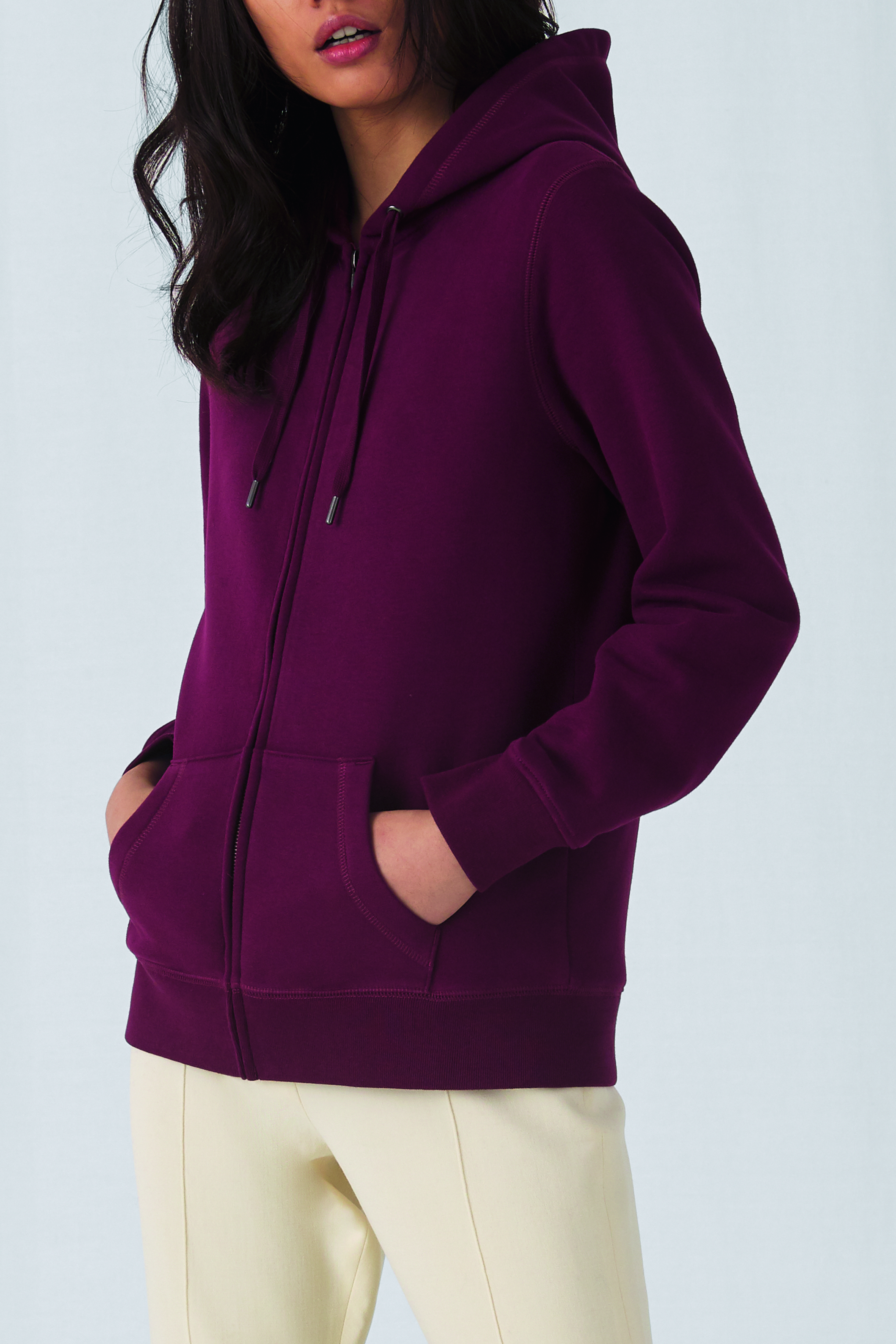 QUEEN Zipped Hood Jacket /Women