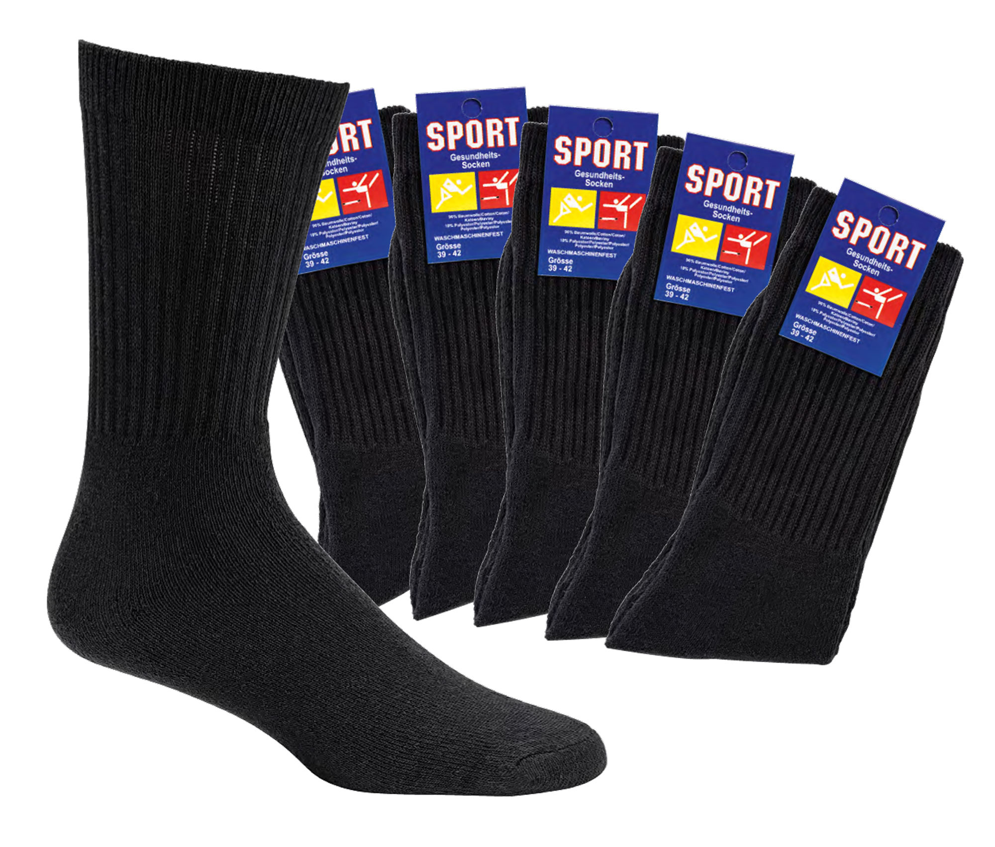 Sportsocken 5er-Bündel