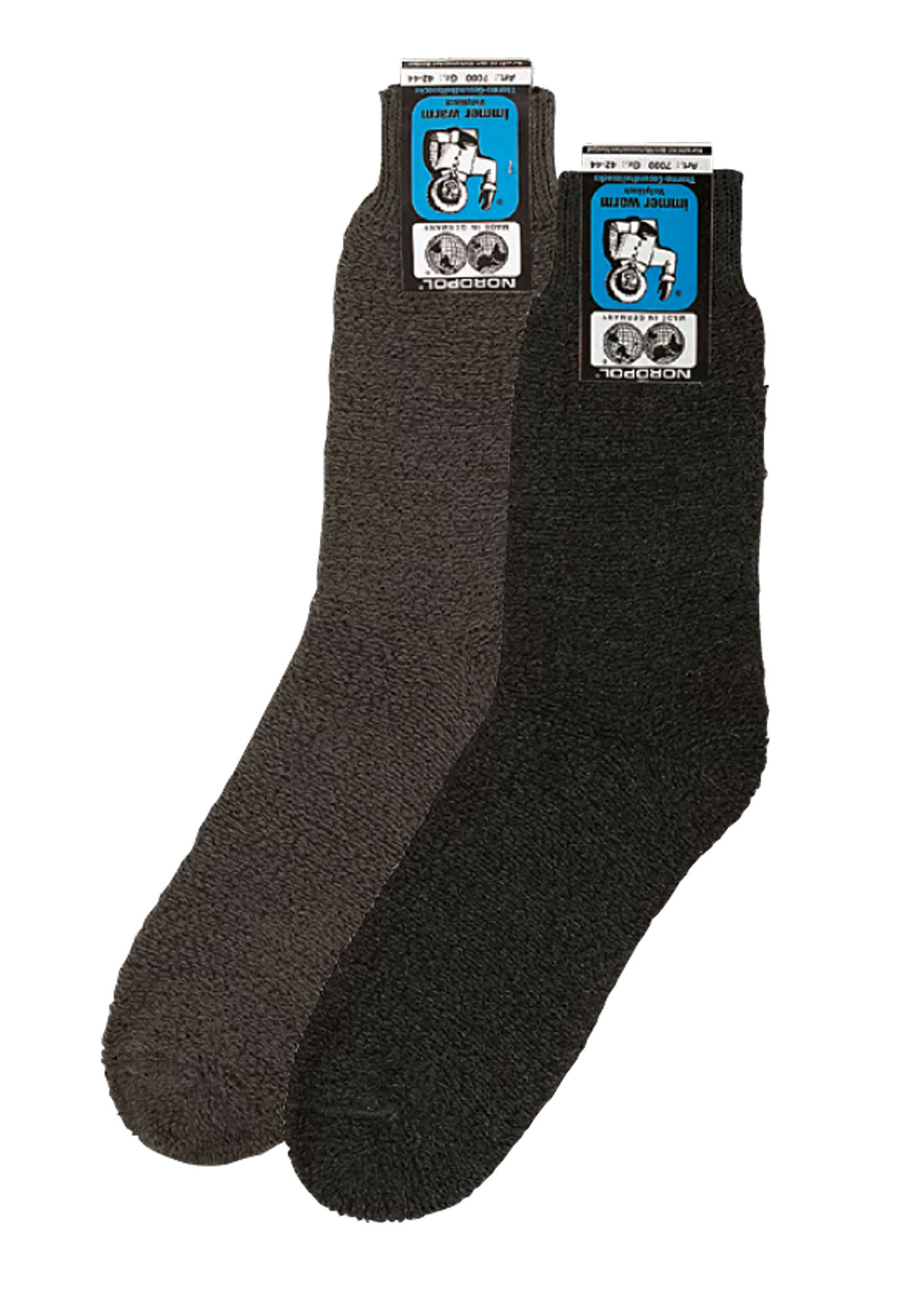 NORDPOL-Socke 70% reine Wolle, kurz