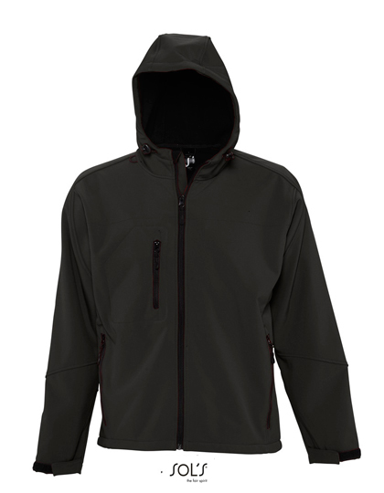 Sol´s Hooded Softshell Jacket Replay Herren