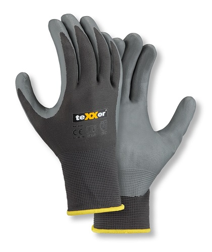 teXXor® Polyester-Handschuhe NITRIL BESCHICHTET
