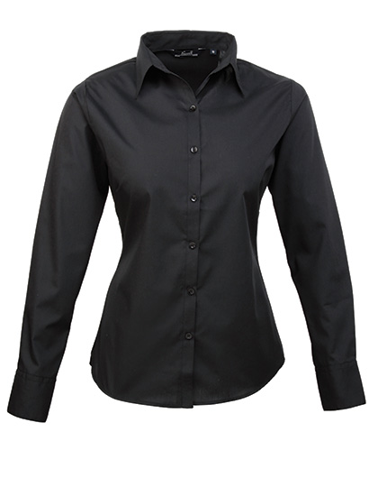 Premier Popeline Langarmbluse Damen AUSLAUFMODELL