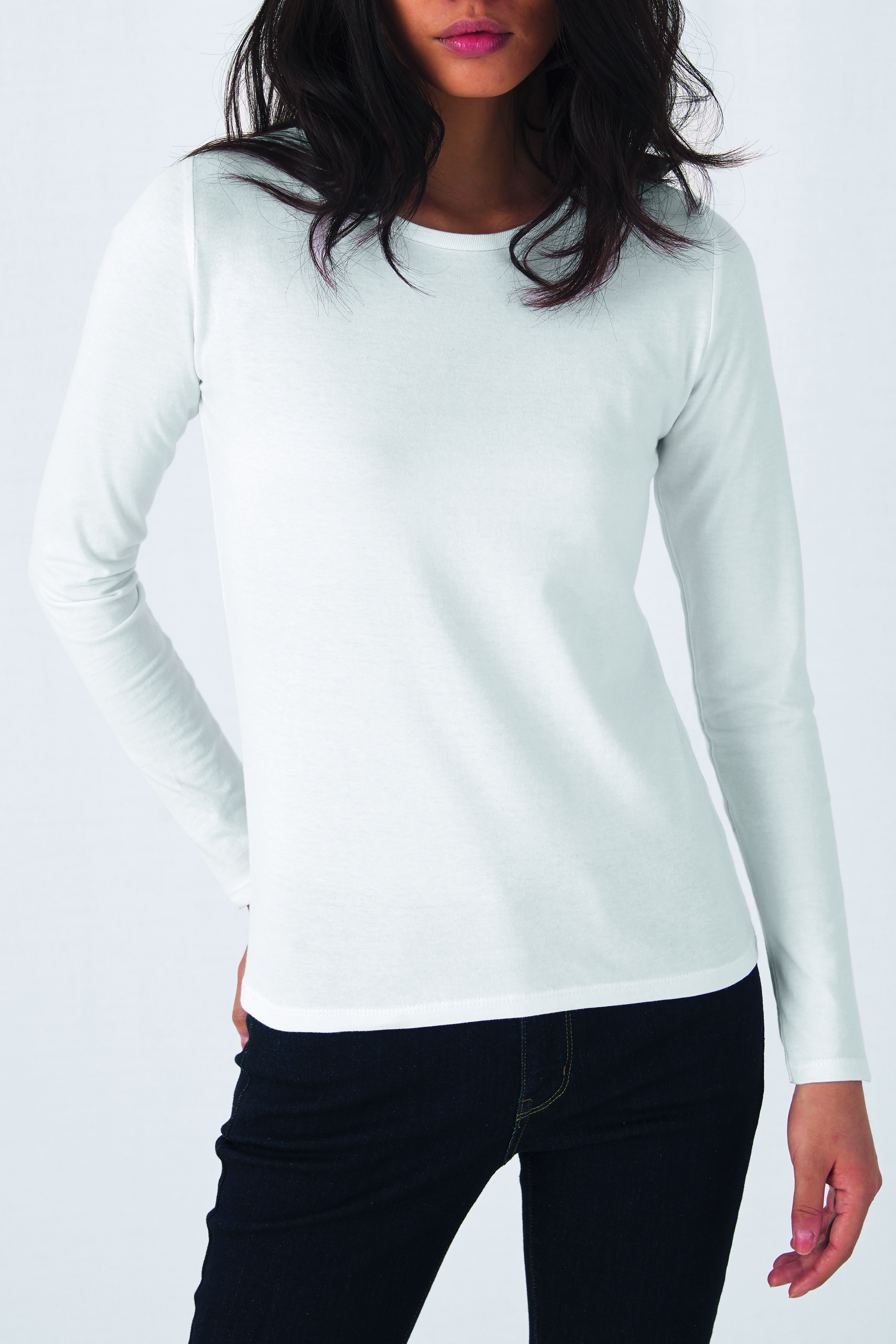 Baisc T-Shirt #E190 women Long Sleeve