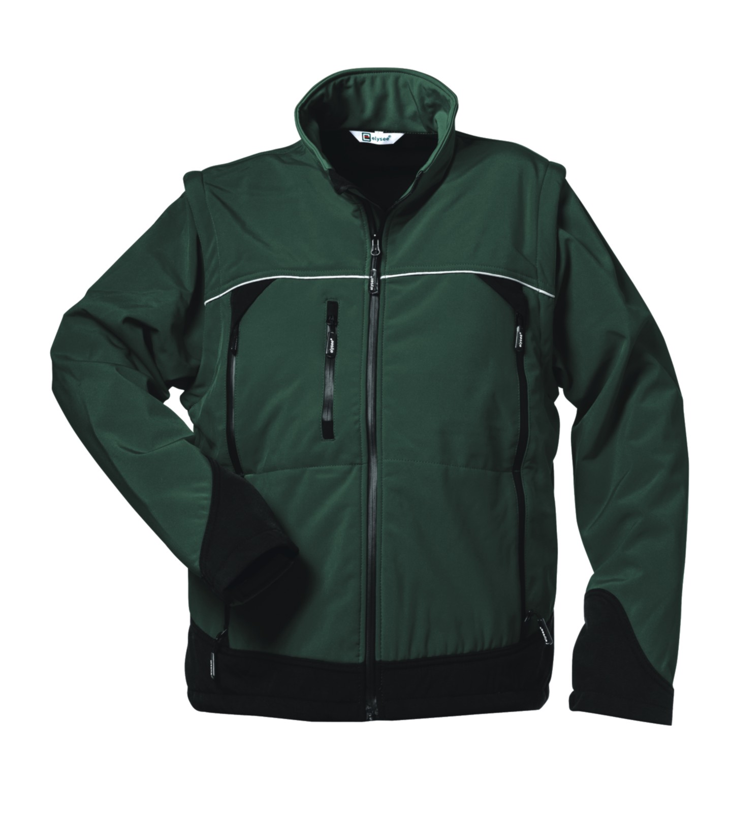 *SIGMA* SOFTSHELL-JACKE MIT ABNEHMBAREN ÄRMELN