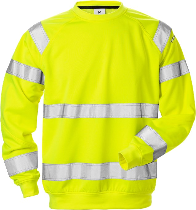 Warnschutz-Sweatshirt HIGH VIS SWEATSHIRT KL. 3 7446 SHV