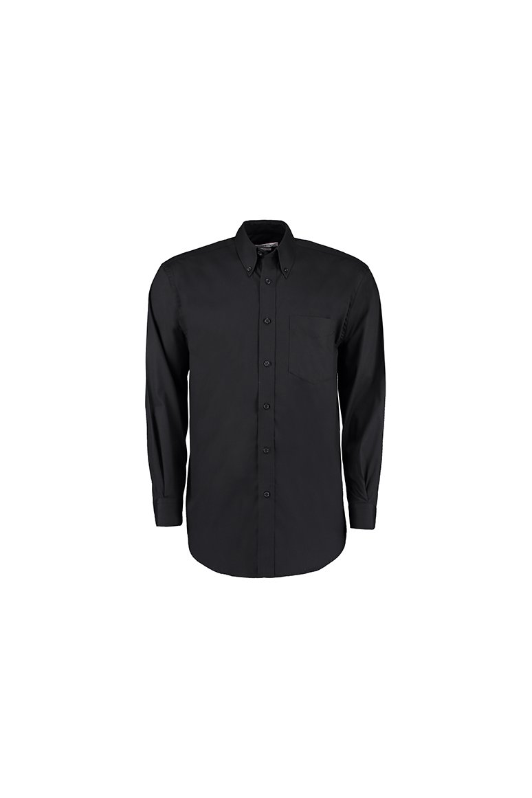 Kustom Kit Classic Fit Premium Oxford Shirt Long Sleeve Herren